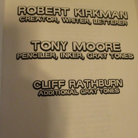 The Walking Dead TPB Volume 1 Red White Black Graphic Zombie Fighting Comic Book - Picture 9 of 13